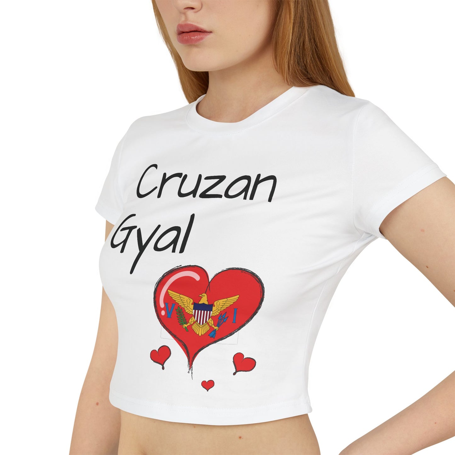 "Cruzan Gyal" W&W Crop Top Tee