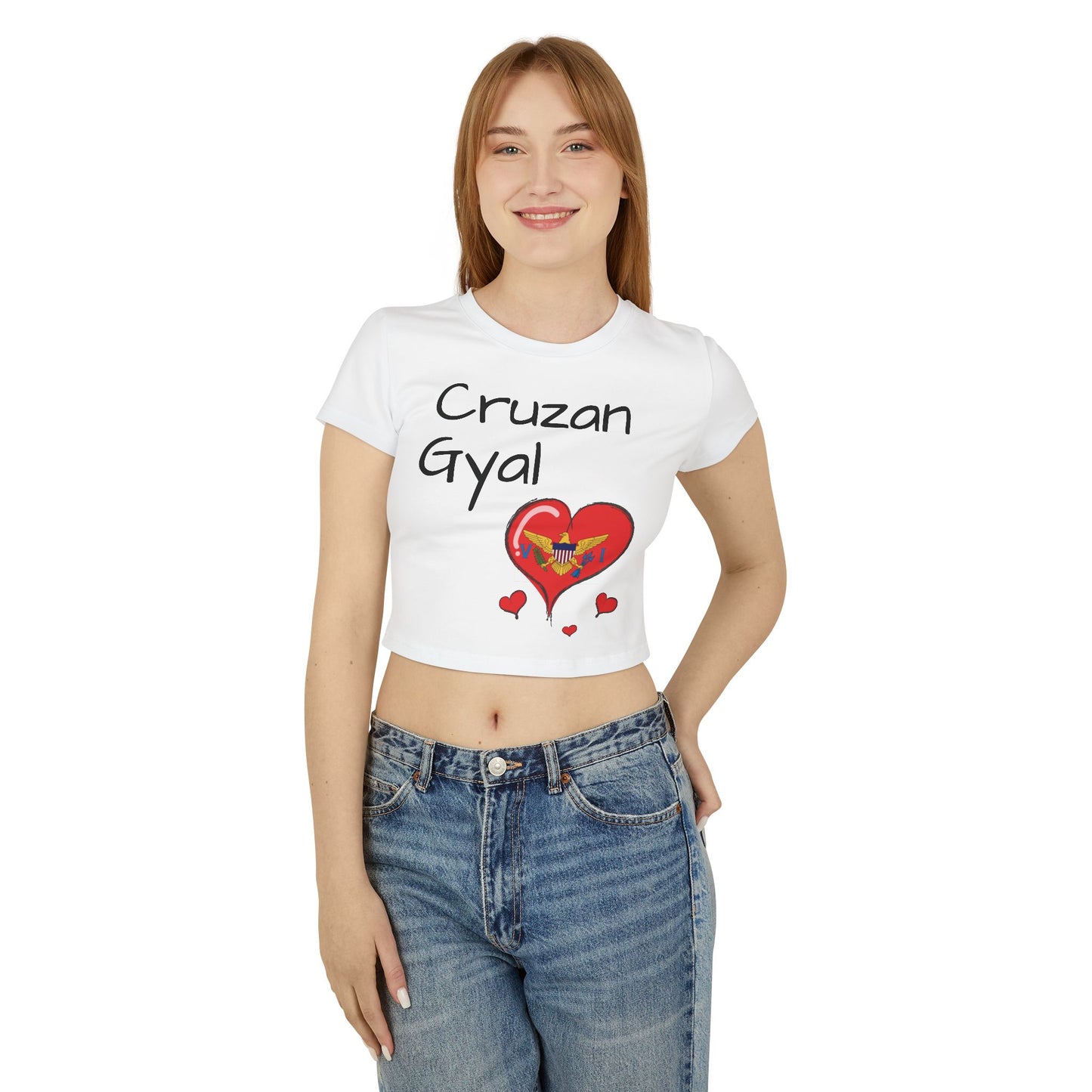 "Cruzan Gyal" W&W Crop Top Tee