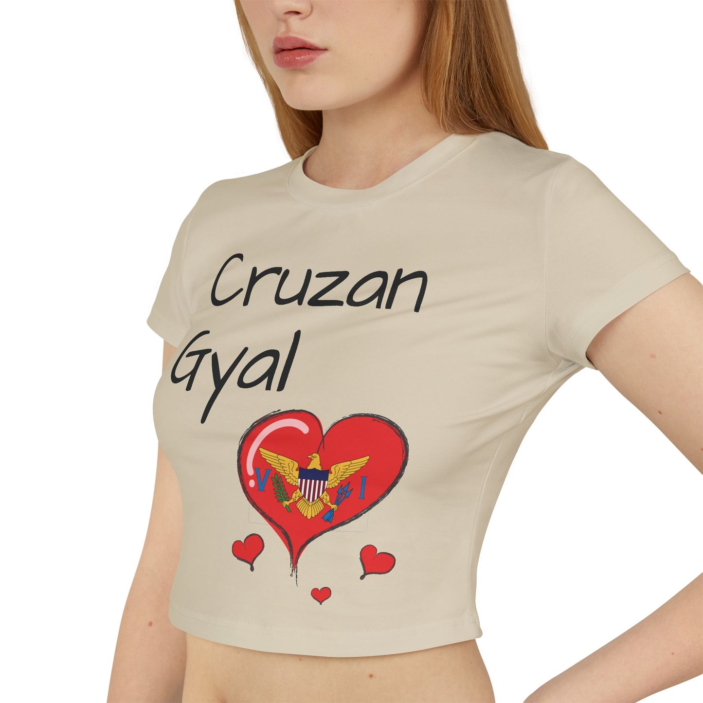 "Cruzan Gyal" W&W Crop Top Tee