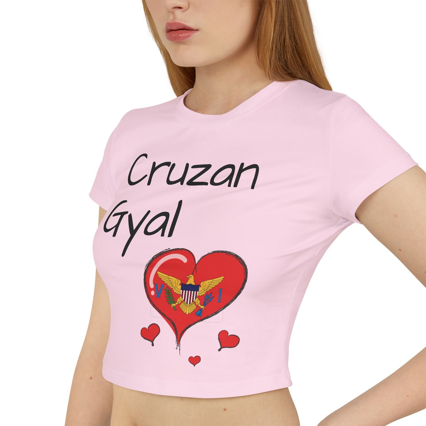 "Cruzan Gyal" W&W Crop Top Tee