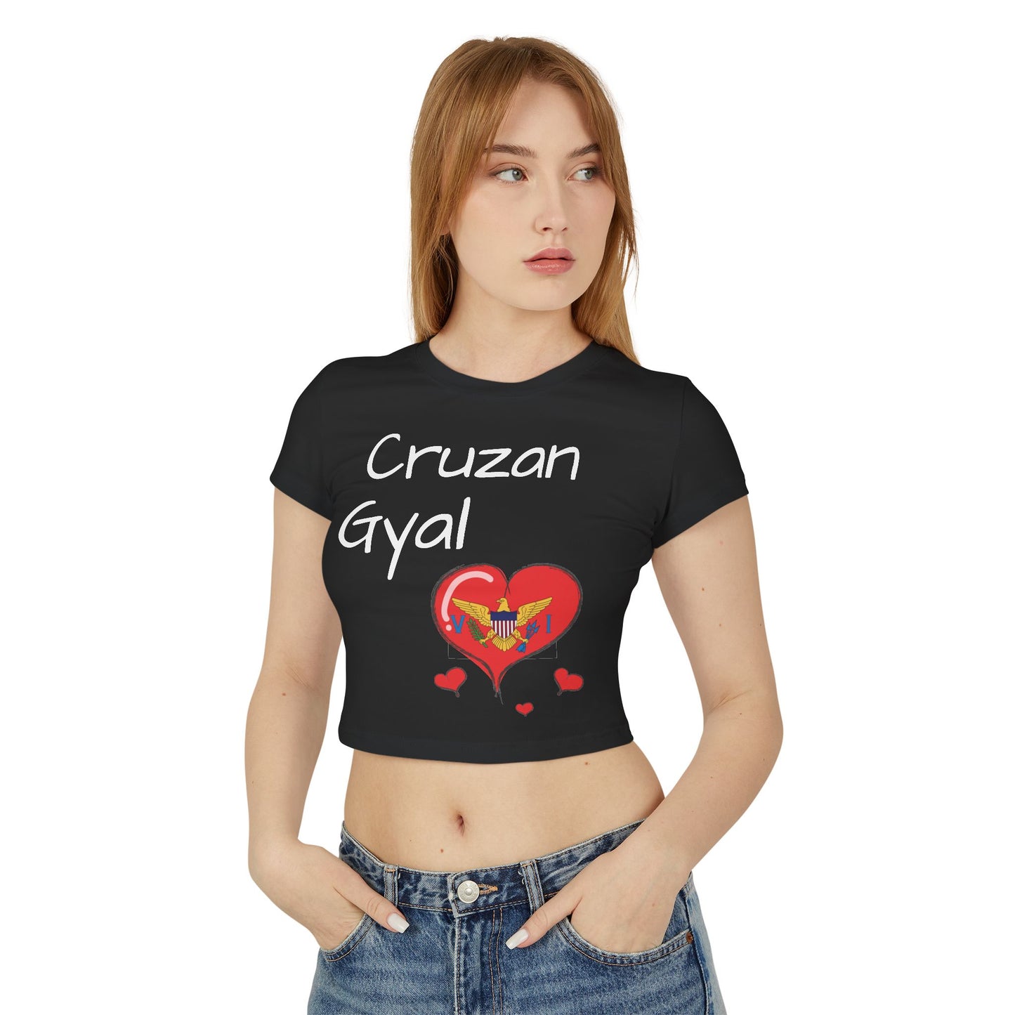 "Cruzan Gyal" W&W Crop Top Tee