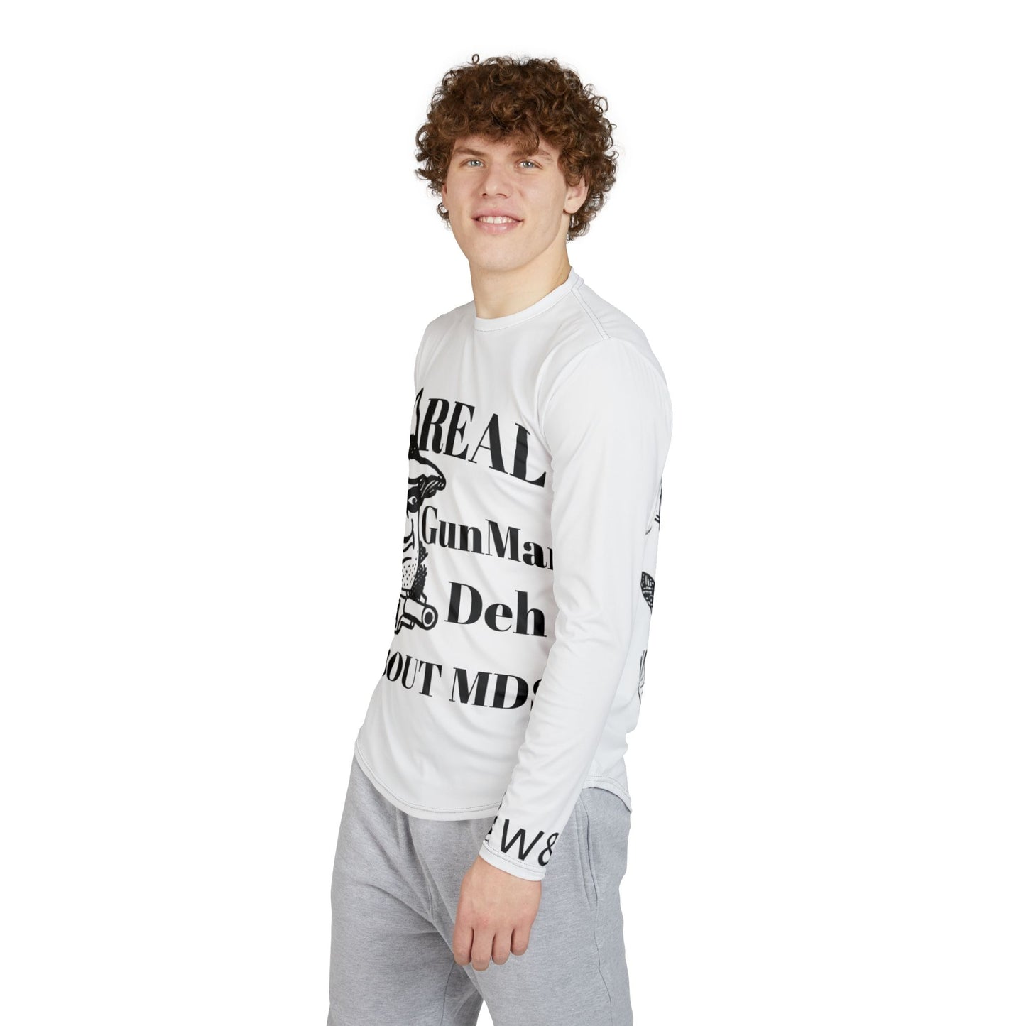 "Real Gunman Deh Bout MDS!" W&W UV Protection Long Sleeve