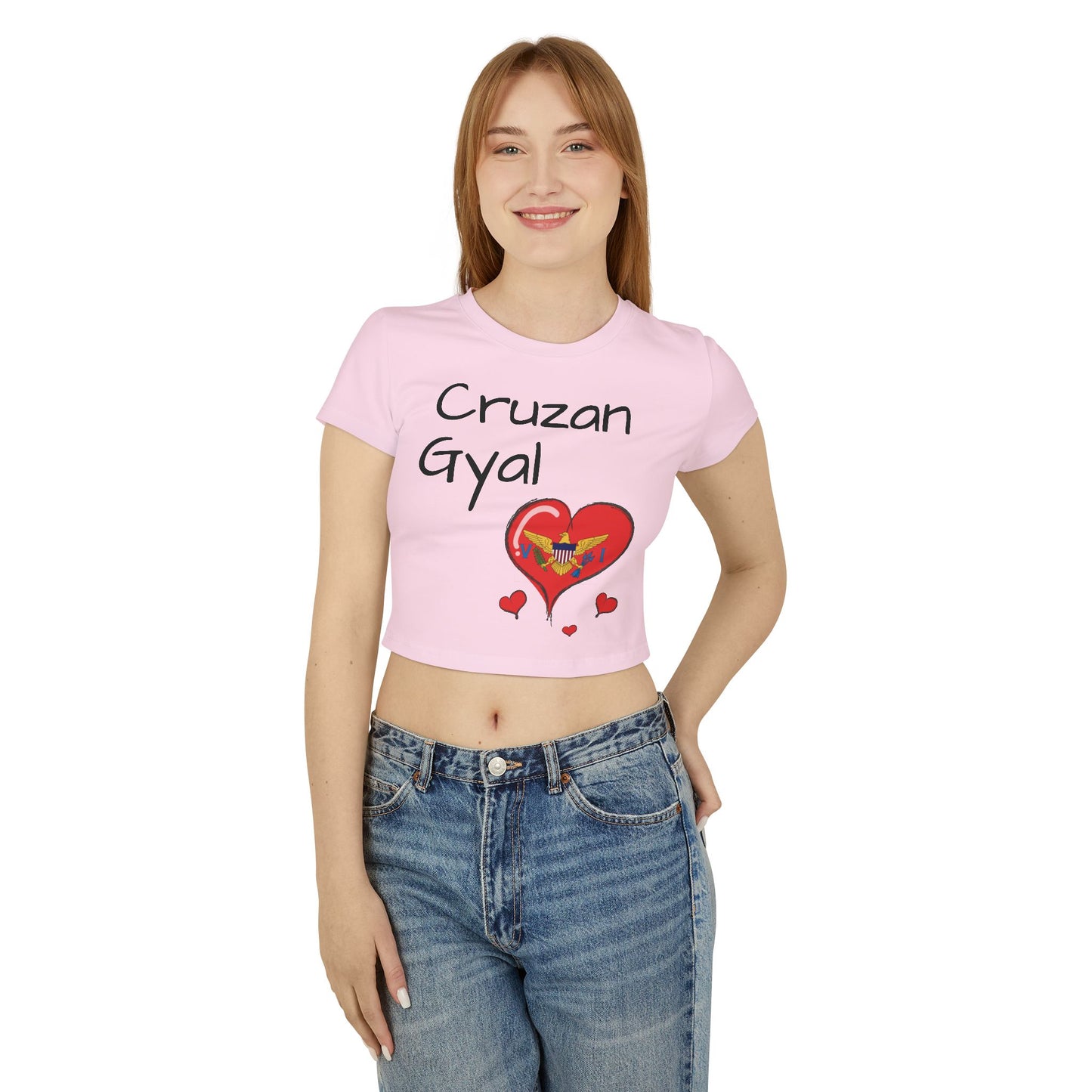 "Cruzan Gyal" W&W Crop Top Tee