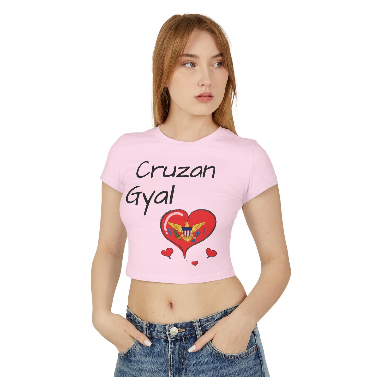 "Cruzan Gyal" W&W Crop Top Tee