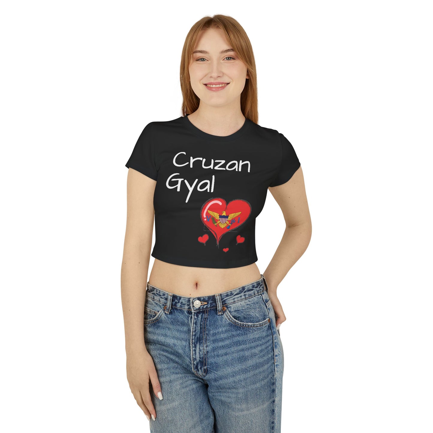 "Cruzan Gyal" W&W Crop Top Tee