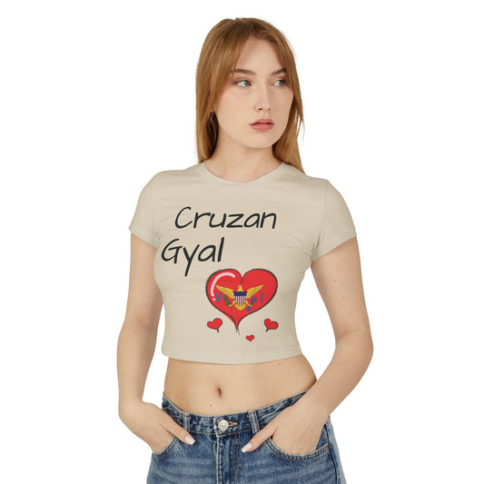 "Cruzan Gyal" W&W Crop Top Tee